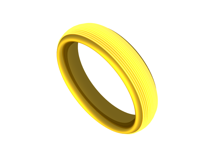 18kt yellow gold comfort fit band.